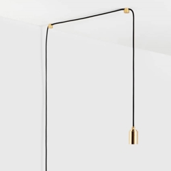 Tala Plug-in lampa wisząca (oprawka), mosiądz