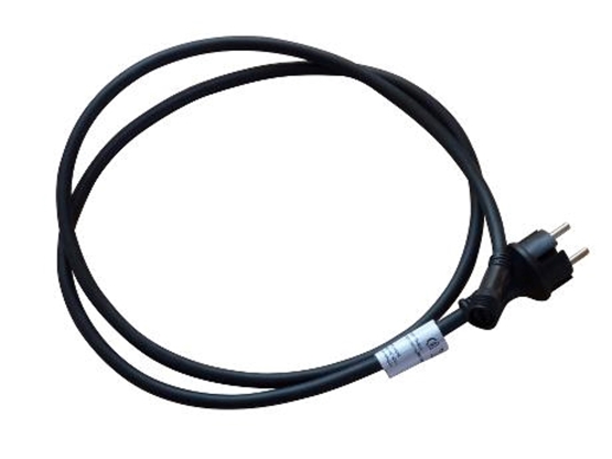 Kabel przyłączeniowy do czarnego łańcucha świetlnego z dużymi żarówkami