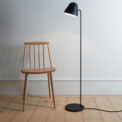 Tilt S lampa podłogowa, czarna