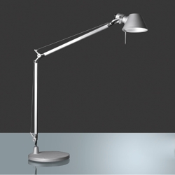 Tolomeo Midi lampa stołowa LED, alu z podstawą (2700K)