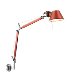 Tolomeo Micro Parete / Kinkiet, czerwony