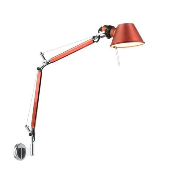 Tolomeo Micro Parete / Kinkiet, czerwony