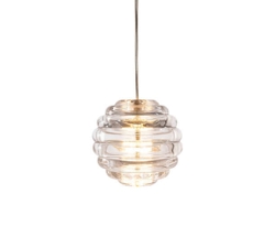 Press pendel mini sphere, klar