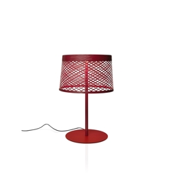 Twiggy Grid XL lampa stołowa zewnętrzna, czerwona