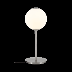 Audrey lampa stołowa z USB-C, stal/opal