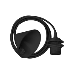 Cord Set E27-zawieszenie, czarny