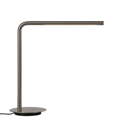 Omni lampa stołowa z USB, stal