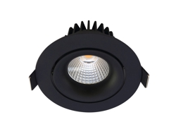 LED Downlight Tilt 10,9W, do zabudowy, czarny