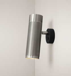 Thorup Copenhagen Patrone kinkiet, niklowany mosiądz, 200 mm