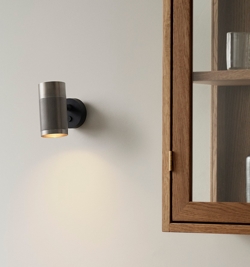 Thorup Copenhagen Patrone kinkiet mały, niklowany mosiądz, 120 mm