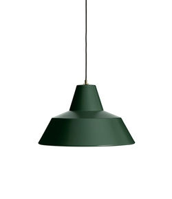 Workshop lampa wisząca W4, racing green