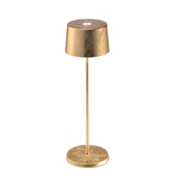 Olivia lampa bateryjna / lampka stołowa, antyczne złoto