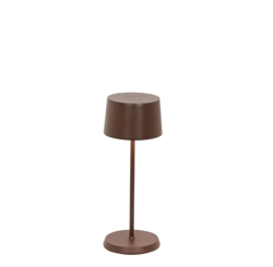 Olivia micro lampa bateryjna / lampka stołowa, corten