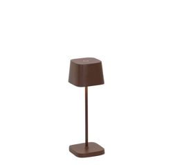 Ofelia micro lampa bateryjna / lampka stołowa, corten