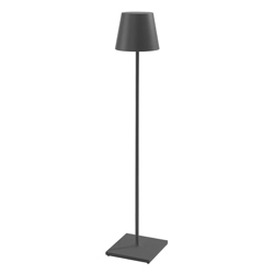 Poldina XXL lampa bateryjna / lampa podłogowa, ciemnoszara