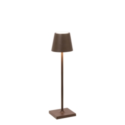 Poldina micro lampa bateryjna / lampka stołowa, corten