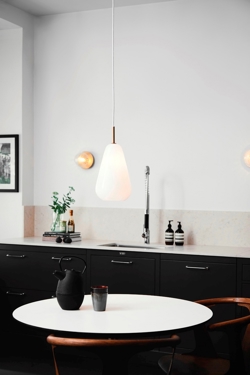 Anoli 1 pendel medium, nordic złoto/opal