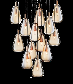 Anoli 13 pendel, nordic złoto/złoto