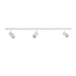 DESIGNLINE zestaw szynowy 1 metr z 3 spotami Tube, biały