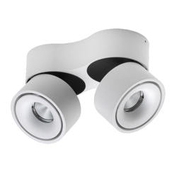 Easy W275 Build On LED spot, biały z otworem na przewód