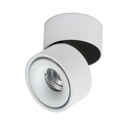Easy W75 Build On LED spot, biały z otworem na przewód