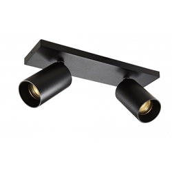 SPOTON2 lampa sufitowa/spot, czarna