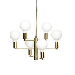 Żyrandol Balance, mosiądz