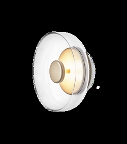 Blossi kinkiet Ø23, nordic złoty/przezroczysty