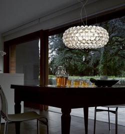 Caboche Plus Grande LED lampa wisząca ściemnialna, transparentna