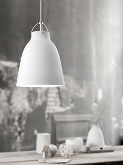 Caravaggio Lampa wisząca matowa biała P2