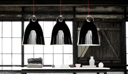 Caravaggio Lampa wisząca czarna/czerwona P3