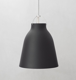 Caravaggio Lampa wisząca matowa czarna P2