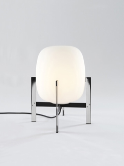 CESTA METÁLICA lampa stołowa bez skórzanego uchwytu