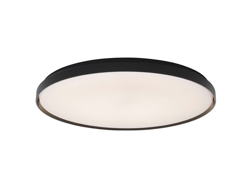 Pierścień dekoracyjny do lampy ściennej i sufitowej Clara, czarny dymiony / smoke