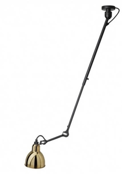 Lampe Gras No 302 lampa sufitowa, czarna/mosiądz