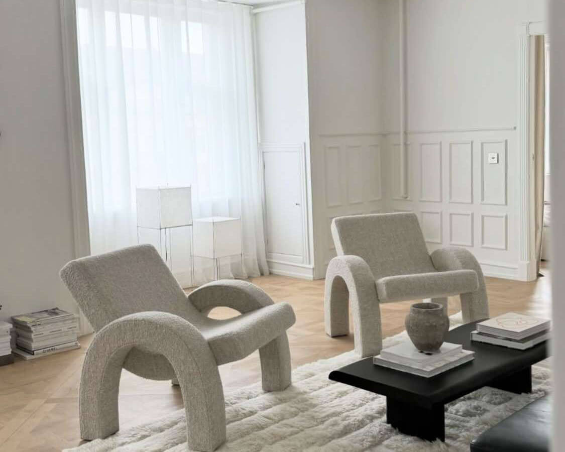 Lotek lampa podłogowa od Hollands Licht do sypialni