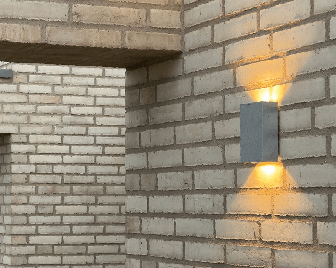 Fold zewnętrzna lampa ścienna od Nordlux | Odkryj oświetlenie zewnętrzne w domu Suz.Lumholt | Lamper-shop.pl