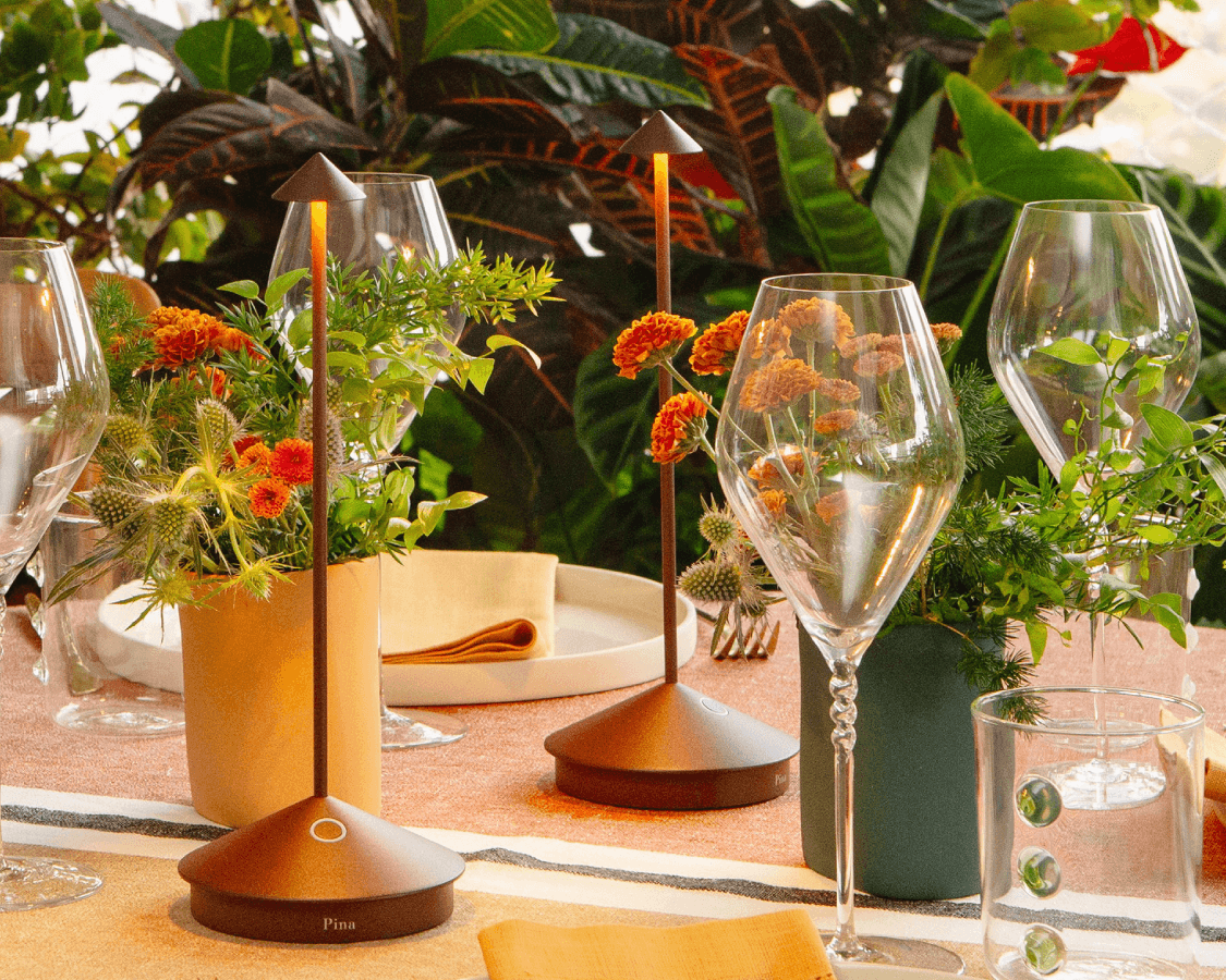 Elegancka, smukła i włoska | Zafferano Pina lampa na baterie | Lamper-shop.pl