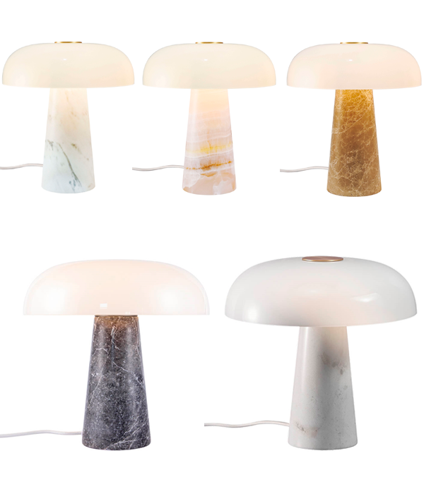 Køb alle de smukke Glossy bordlamper hos Lamper.dk