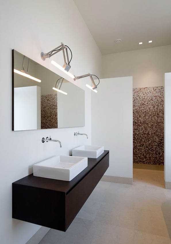 Gezieltes Licht am Badspiegel