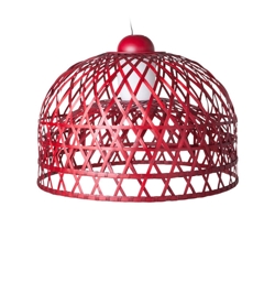 Emperor lampa wisząca Large, czerwona