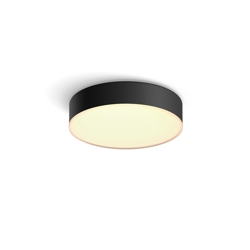 Philips Hue Enrave White Ambiance lampa sufitowa small, czarna