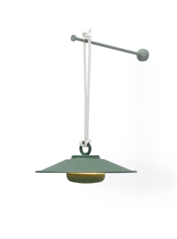 Fatboy® Chap-O lampa wisząca / lampa na baterie, sage