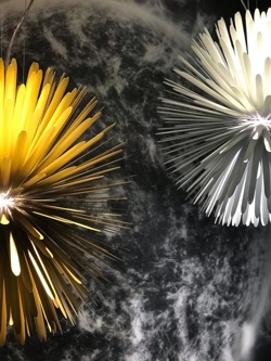 Sun Light of Love lampa wisząca, biała