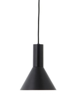 Lampa wisząca Lyss, matowa czerń