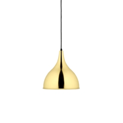 Silhuet lampa wisząca P2, polerowany mosiądz