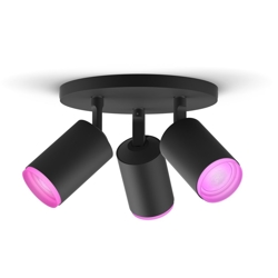 Philips Hue Fugato White and Color Ambiance 3 spoty, czarny