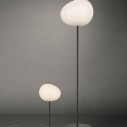 Gregg grande lampa podłogowa, szary/biały