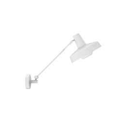 ARIGATO krótka lampa ścienna z przewodem, biała