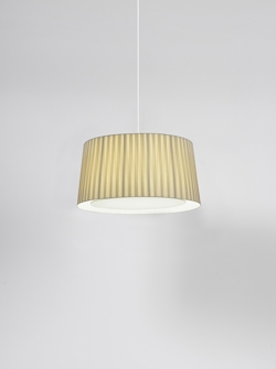 GT6 lampa wisząca Ø45, naturalna z białym zawieszeniem